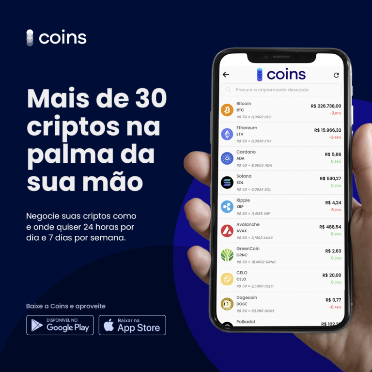 Feed - Mais de 30 criptos na palma da sua mao